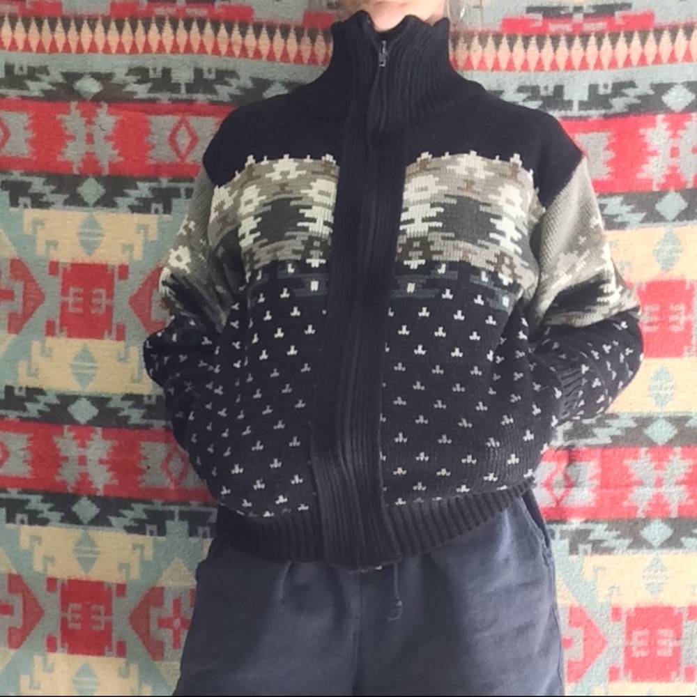 VTG. Blair Zip Up Sweater